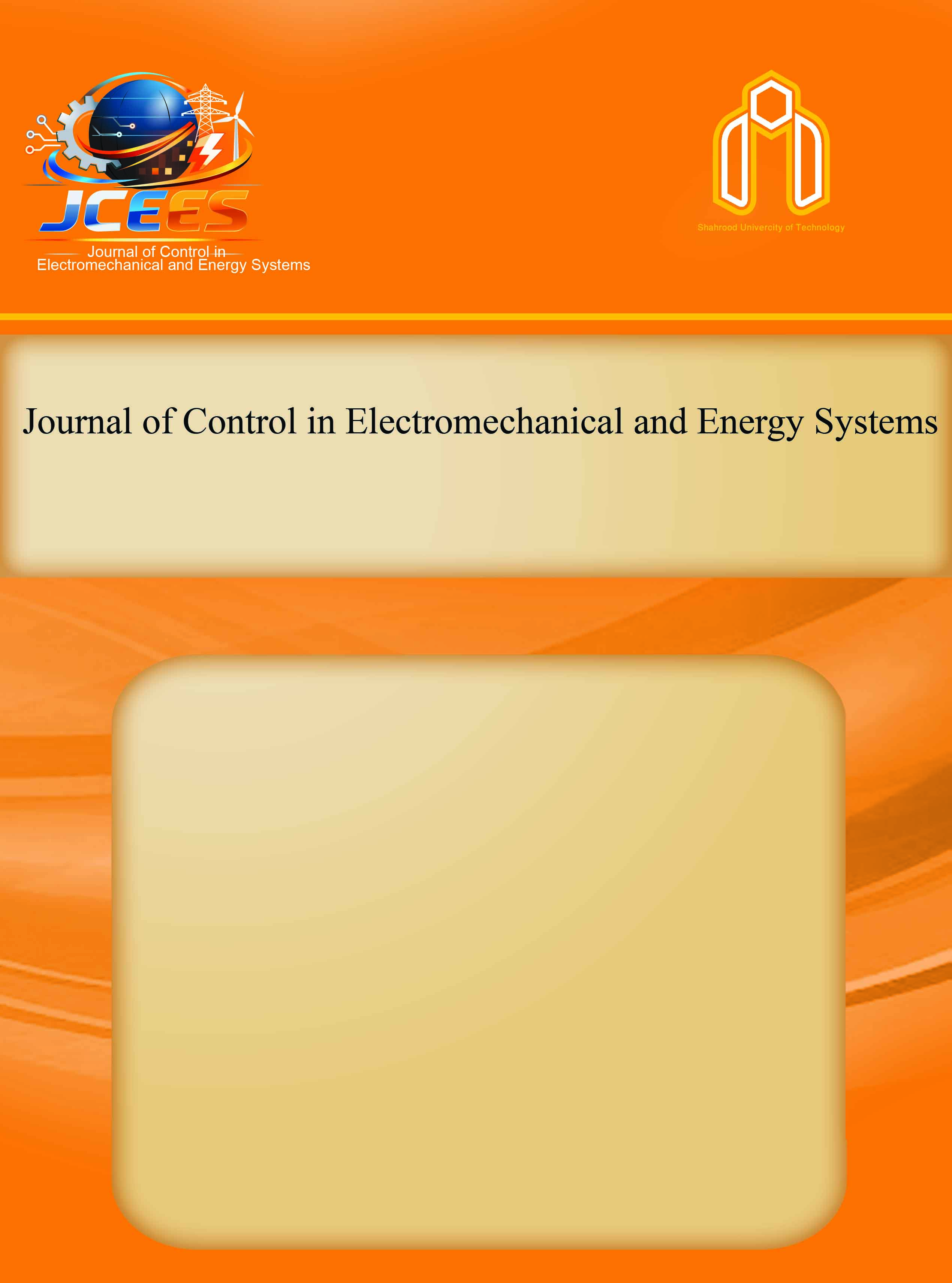 Journal of Control in Electromechanical and Energy Systems